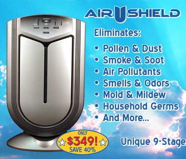 Ultra-Pure/Advanced PureAir's Top Rated Air Shield 9-Stage Air Purifier